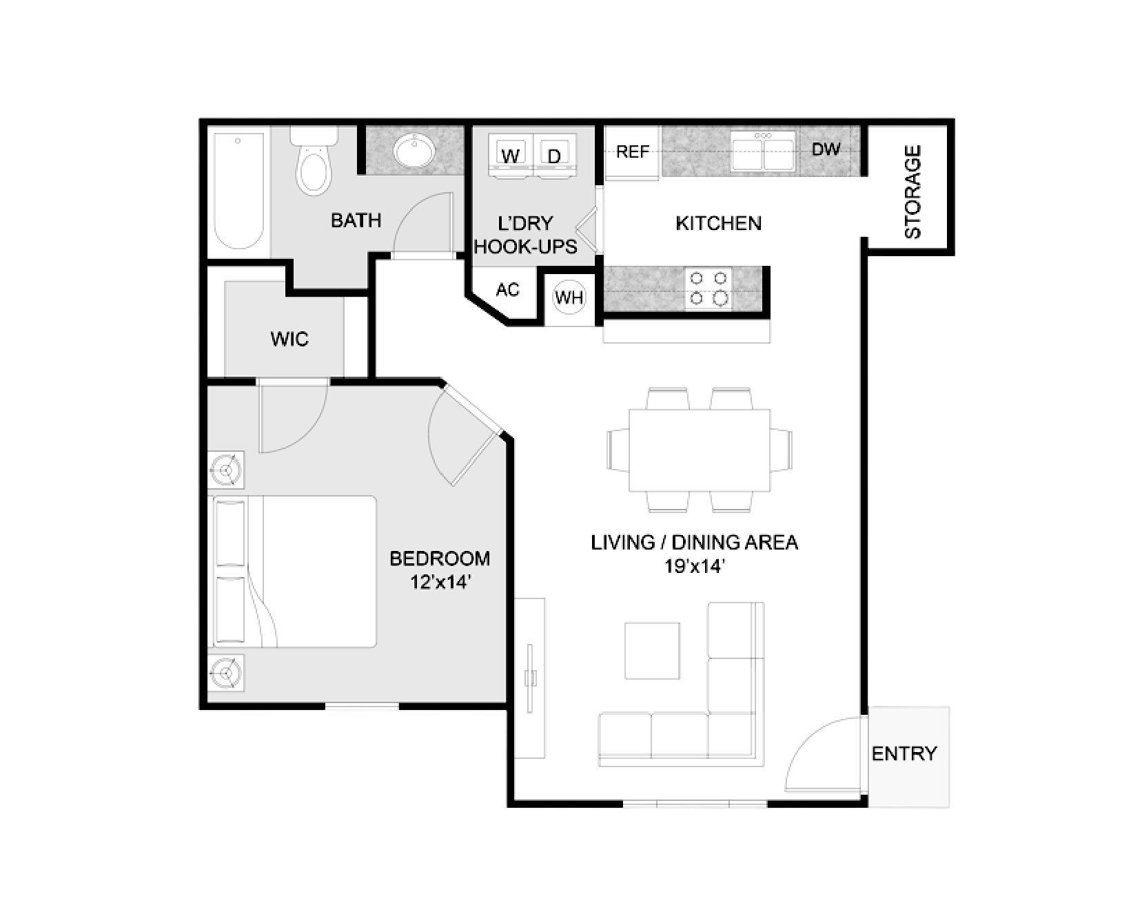 1Bed
